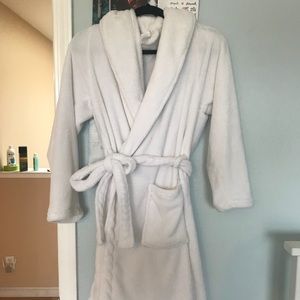 White Plush Robe